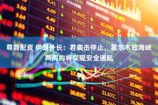 尊鼎配资 伊朗外长：若袭击停止，霍尔木兹海峡两周内将实现安全通航