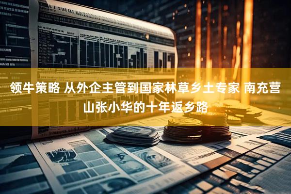 领牛策略 从外企主管到国家林草乡土专家 南充营山张小华的十年返乡路
