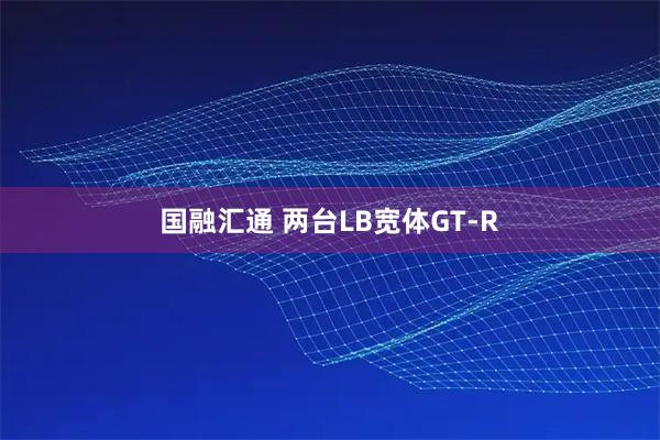 国融汇通 两台LB宽体GT-R